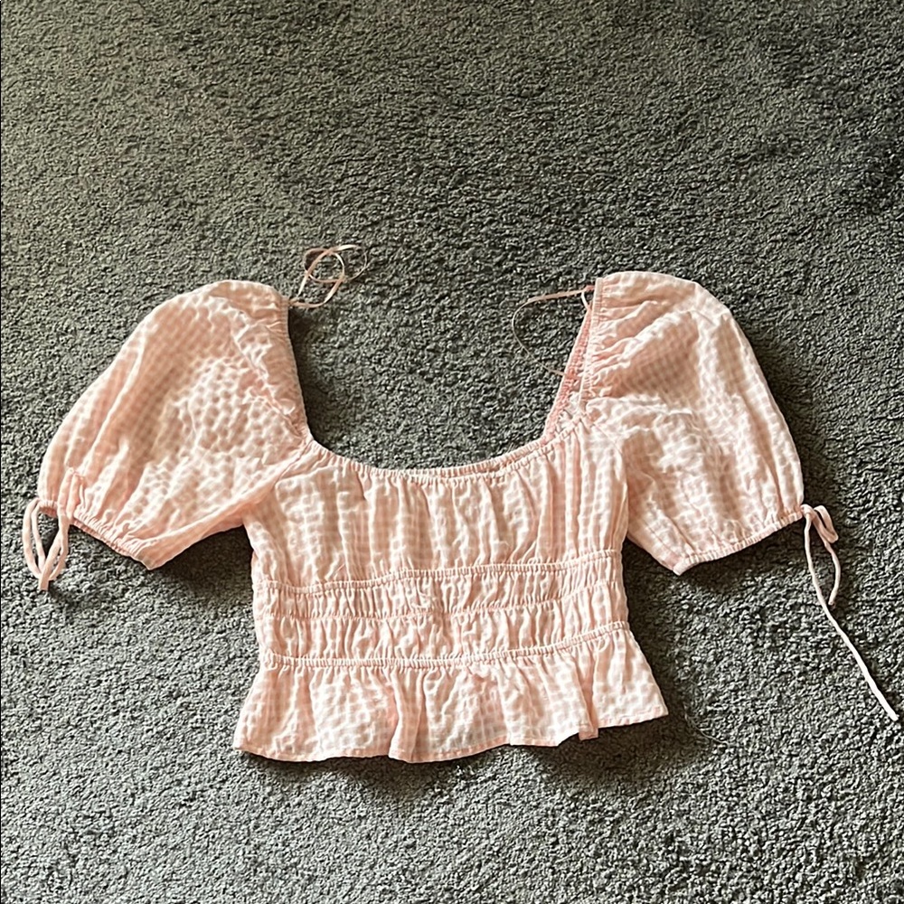 Pink Crop Top
